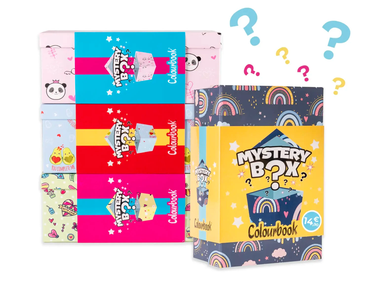 Mystery Box Girl COLOURBOOK