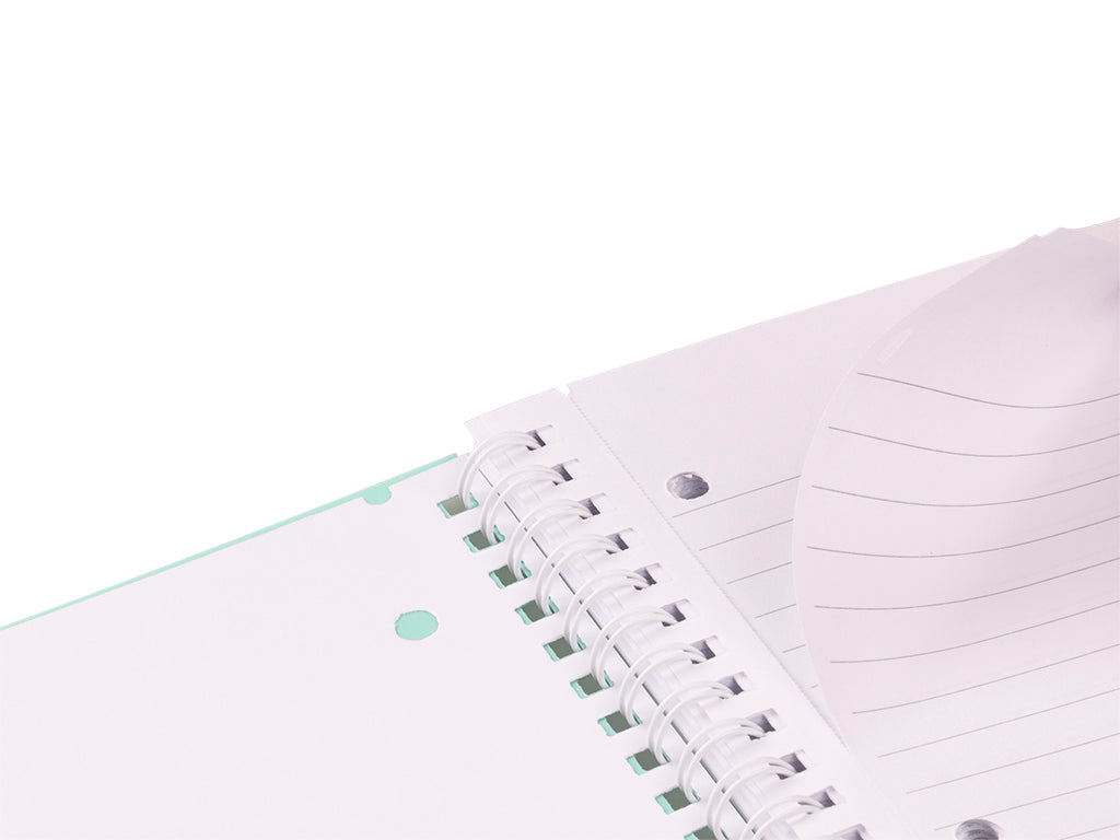 Quaderno a spirale A4 Pastel – Righe COLOURBOOK