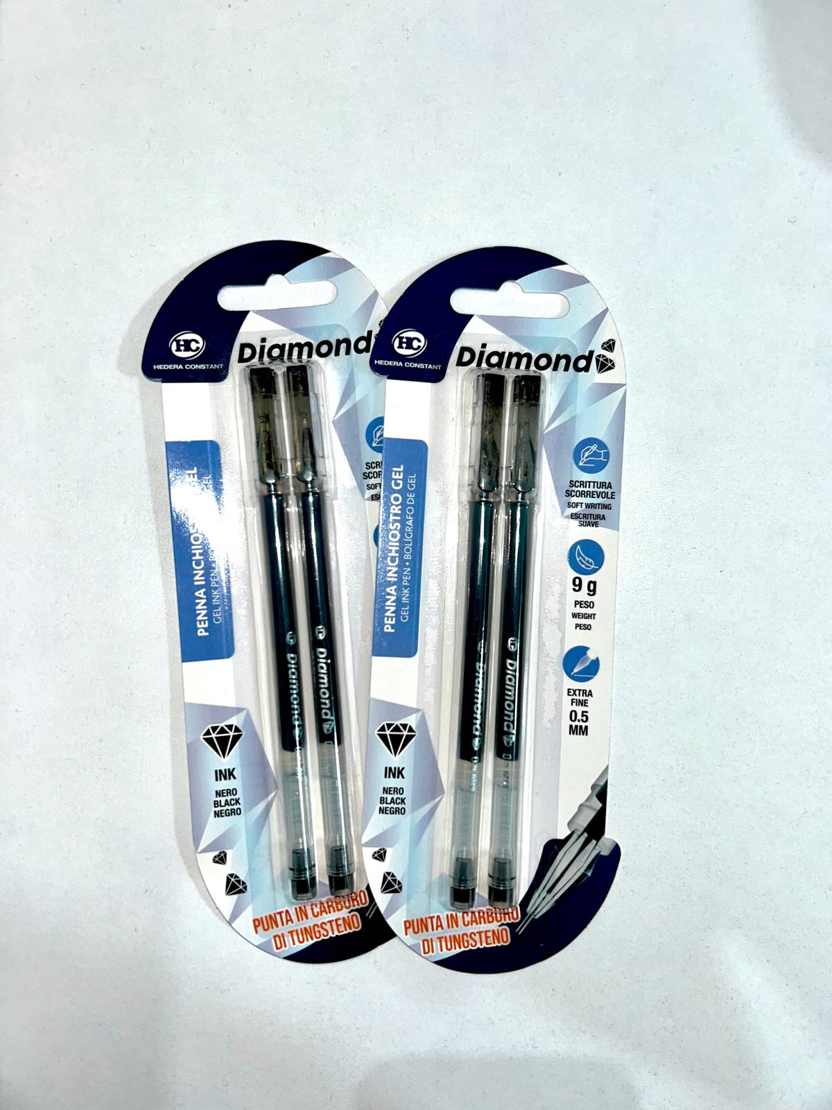 Penna diamond inchiostro gel 2p HC