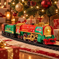 Trenino di Natale Holly Jolly Express con luci, fumo ed effetti sonori colourbook