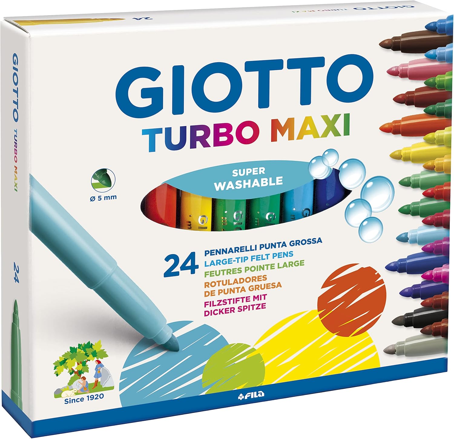 Pennarelli Giotto Turbo Maxi da 12 e 24